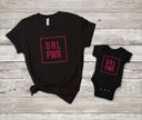 GRL PWR Matching Mommy and Me Shirts