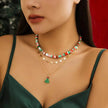 Christmas Beaded Necklace for women