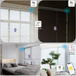 Equipped With A 15 Channel Remote Control Solar Charging Panel, Electric Blinds, Intelligent Remote Control Curtains, Silent Sunshades, Detachable Rechargeable Lithium Batteries