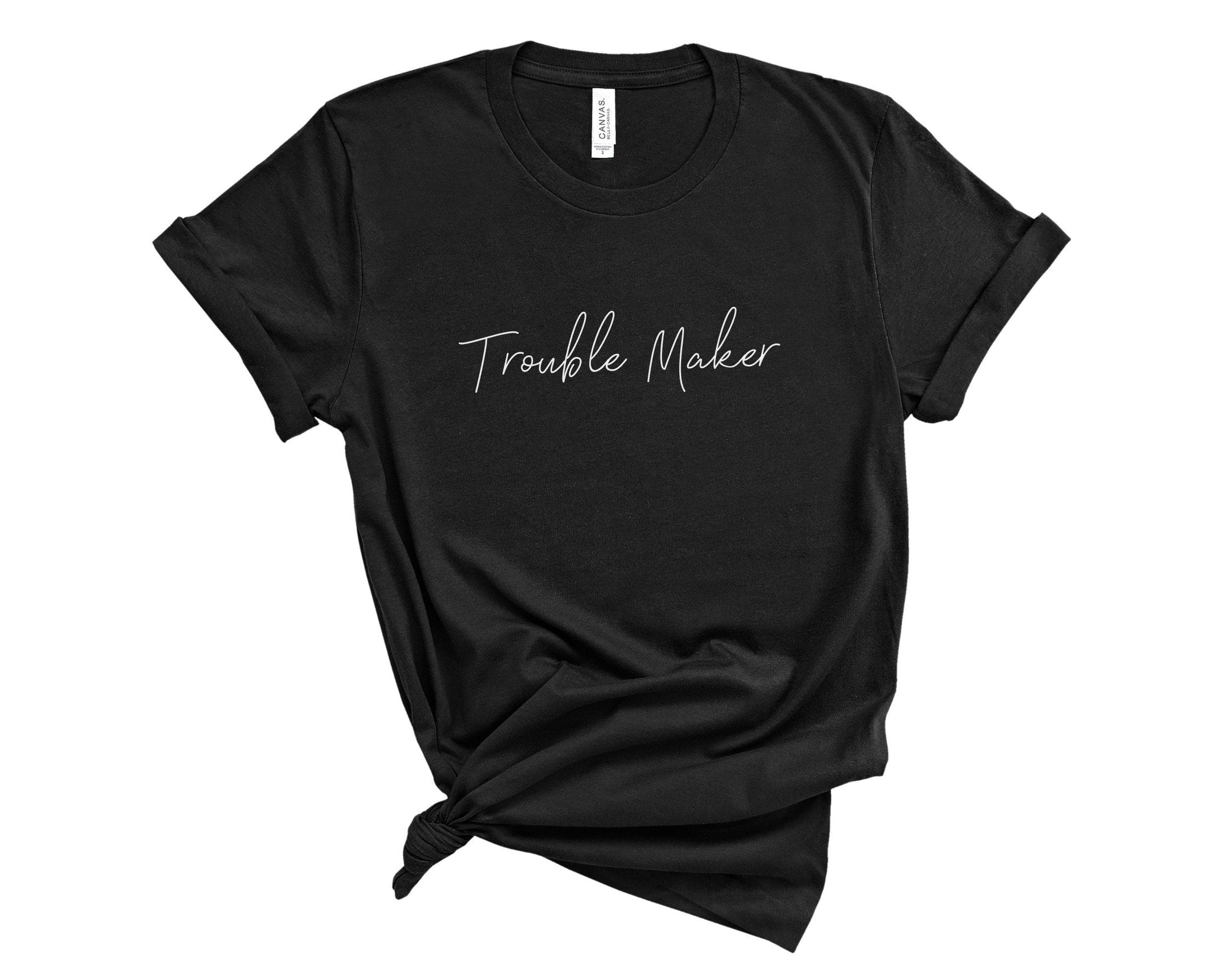 Trouble and Trouble Maker Matching Mommy and Me T-Shirts