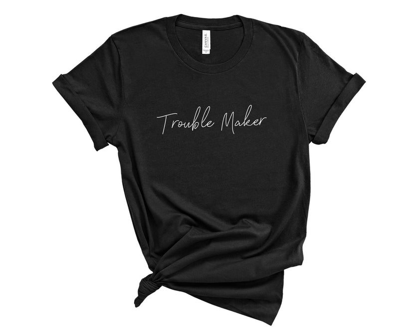 Trouble and Trouble Maker Matching Mommy and Me T-Shirts