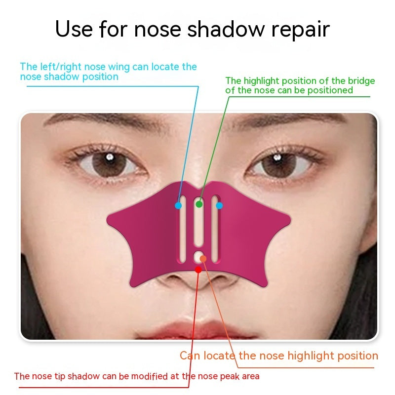 Silicone Nose Contour Shading Stencil – Nose Shadow Guide Tool for Precise Contouring