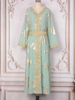 Bronzing Arabian Tourist Dress