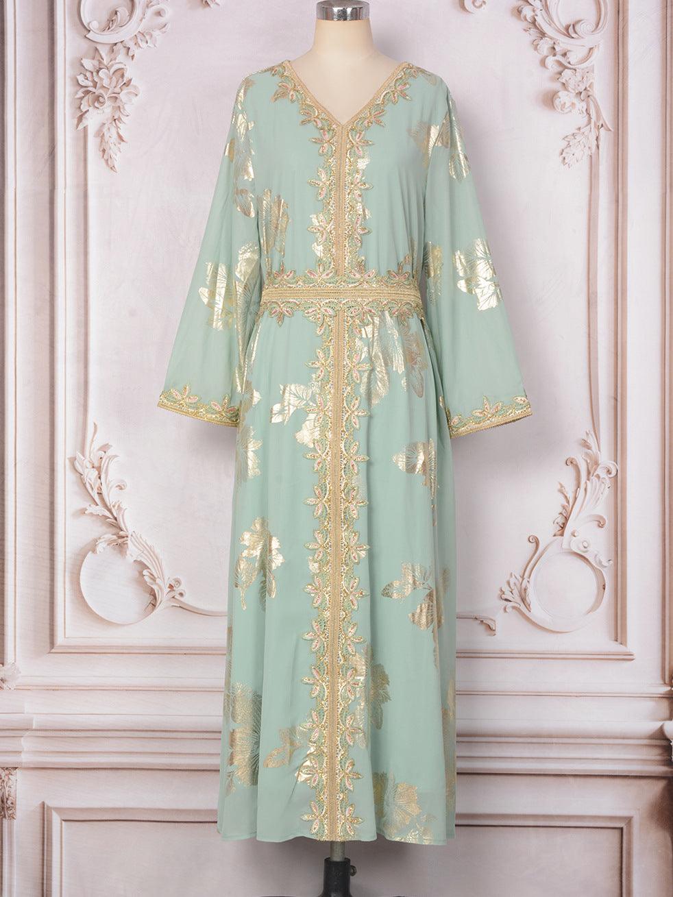 Bronzing Arabian Tourist Dress