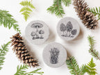 Mushroom bowl covers set of 3 mini / Mushrooms /Mushroom