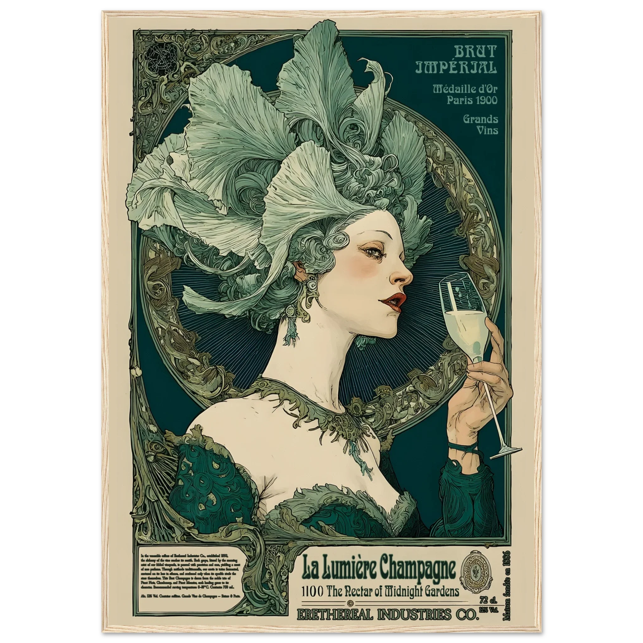 La Lumière Champagne - Poster & Framed Print