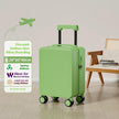 Minimalist Textured Hard Shell Carry-On Luggage – Lightweight 360° Spinner Suitcase