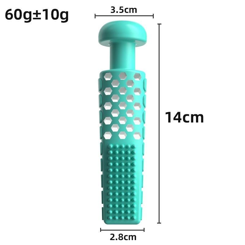 Dog Toothbrush Chew Toy – Rubber Dog Dental Cleaning Toy for Puppies & Aggressive Chewers