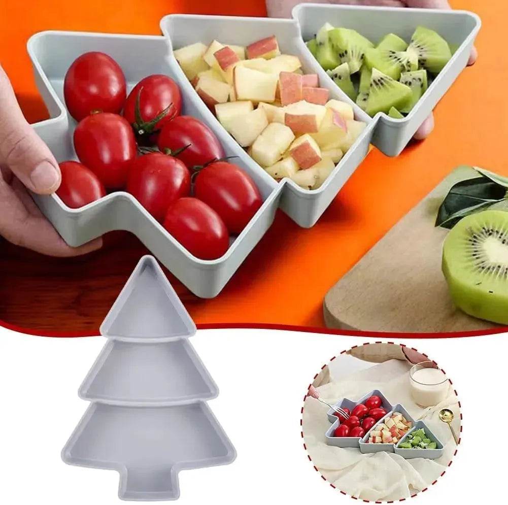 Creative Christmas Tree Fruit Platter Tray