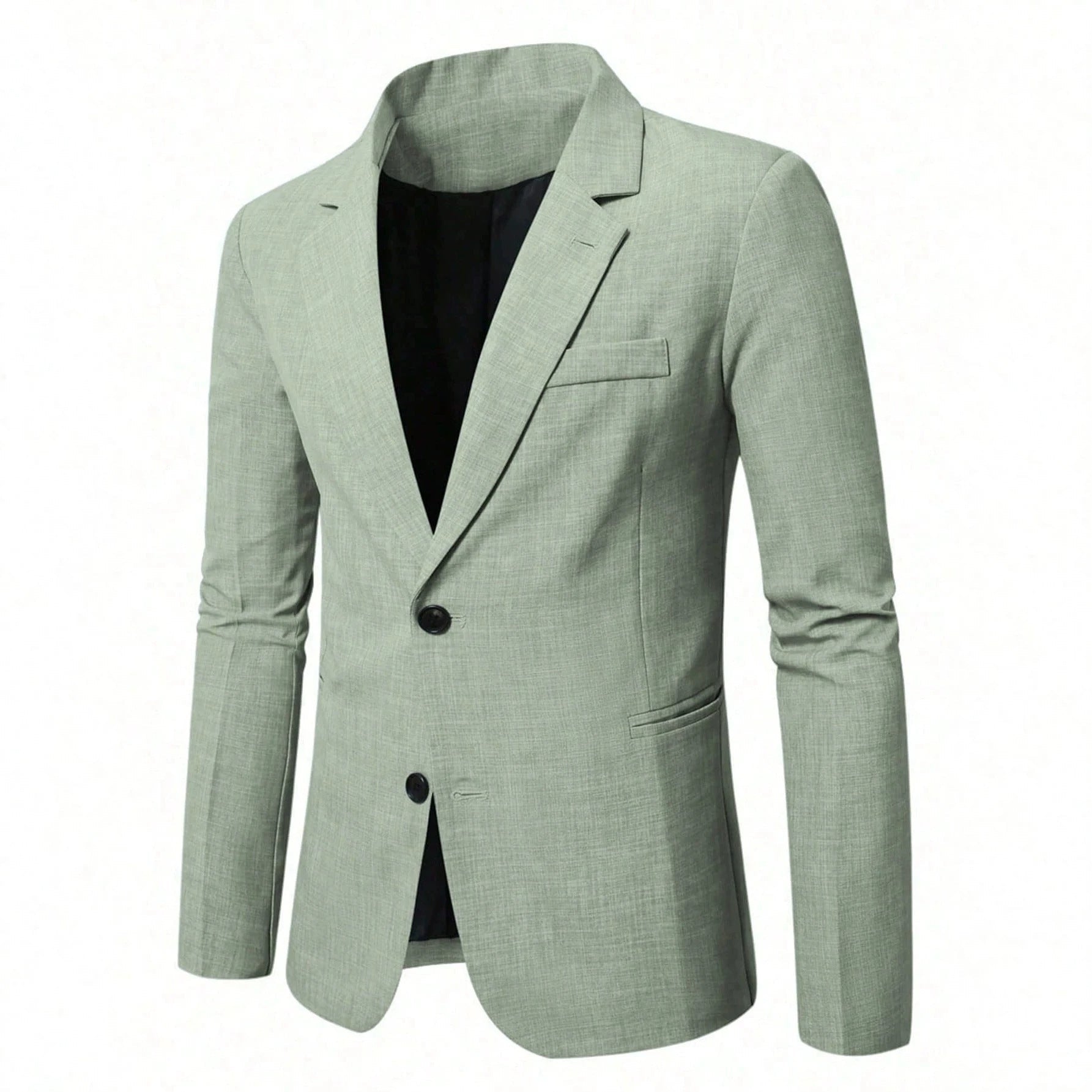 Men's Casual Light Business Suit Jacket – Slim Fit, 2 Colors, S–XXL
