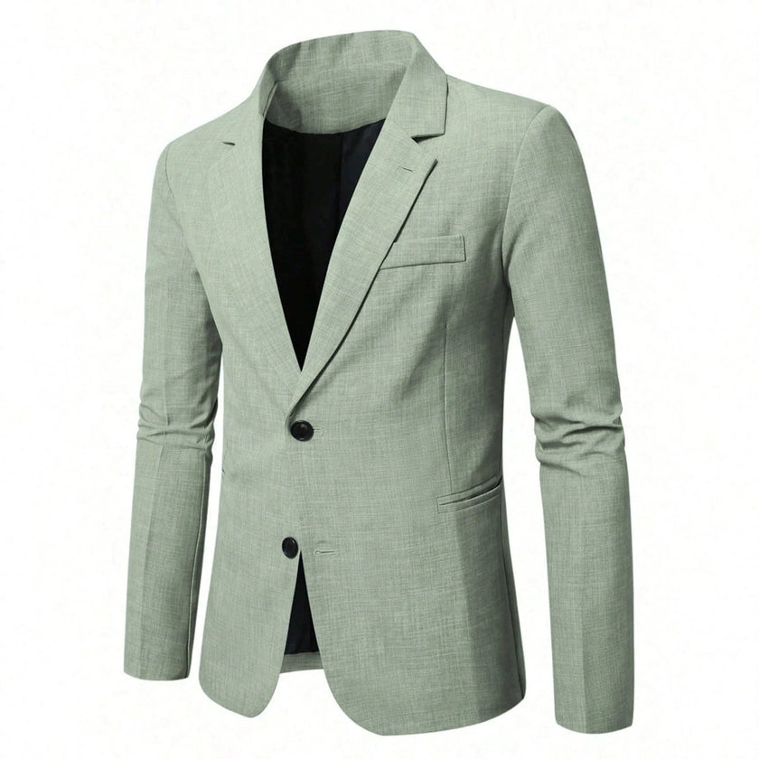 Men's Casual Light Business Suit Jacket – Slim Fit, 2 Colors, S–XXL