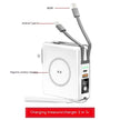 Magnetic Wireless Fast Charge Power Bank 10000mAh with Built-In Plug – Black & White
