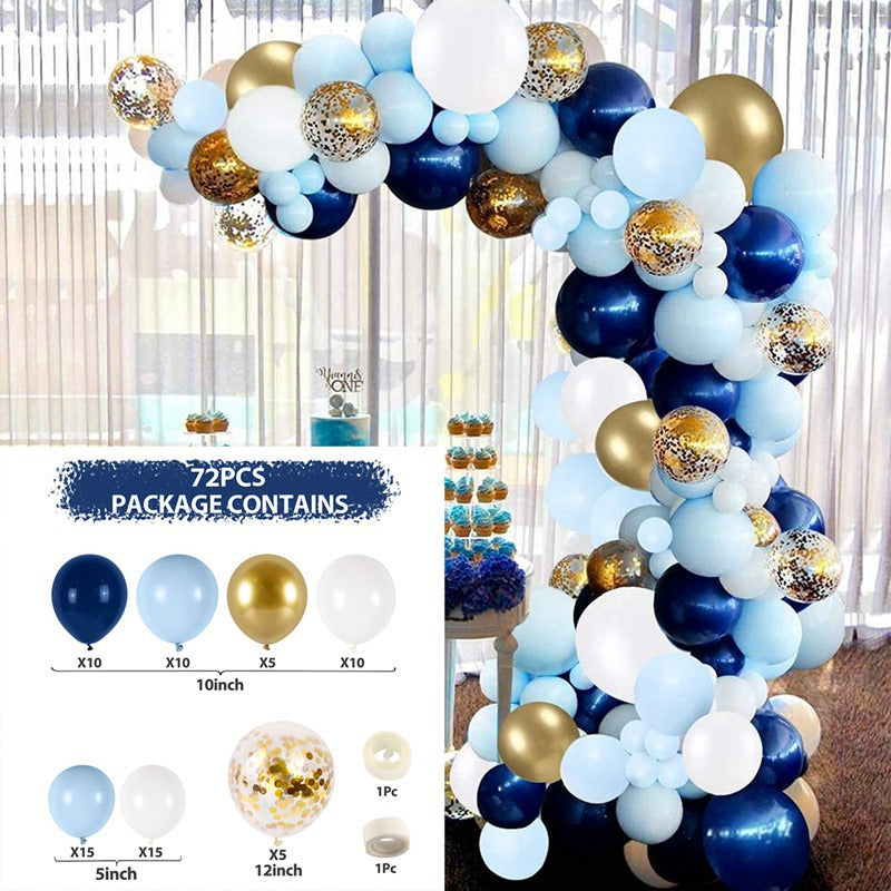 Latex Balloon Set – Multi-Style Party Decoration Balloons (5 Colours)