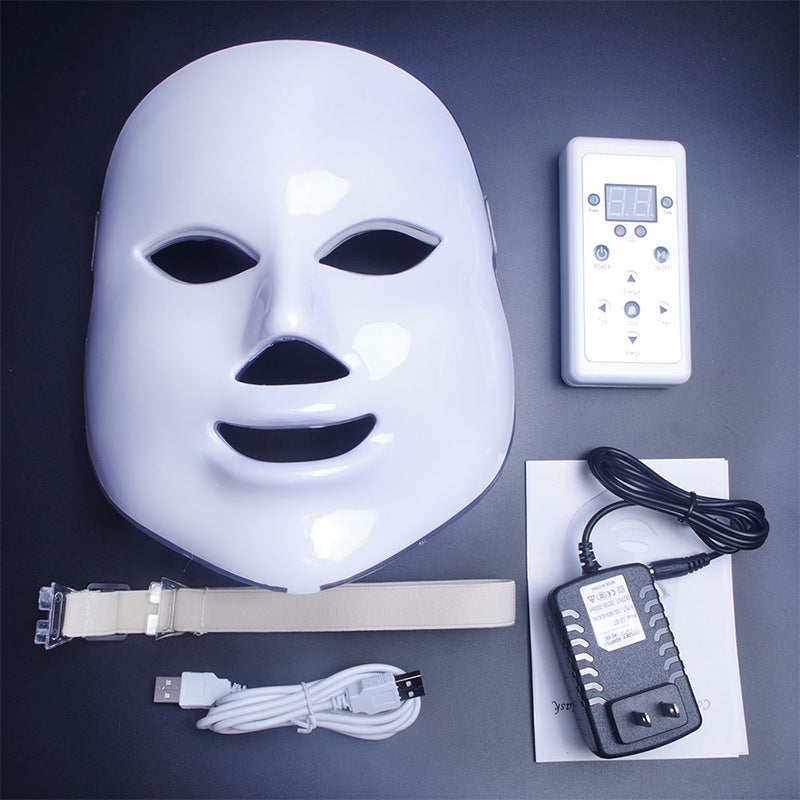 7-Color LED Photon Quantum Beauty Mask – Light Therapy Skin Rejuvenation Device (AU/EU/UK/US)