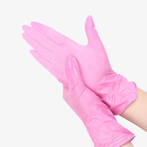 Thickened Food Grade Disposable Nitrile Gloves – Waterproof 10 Colours 50 or 100 Pack