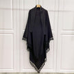 Arabic Baotou Cover Fashion Solid Color Gown Lace Headscarf