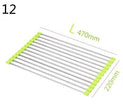 Folding Kitchen Drain Sink Rack Stainless Steel sink caddies