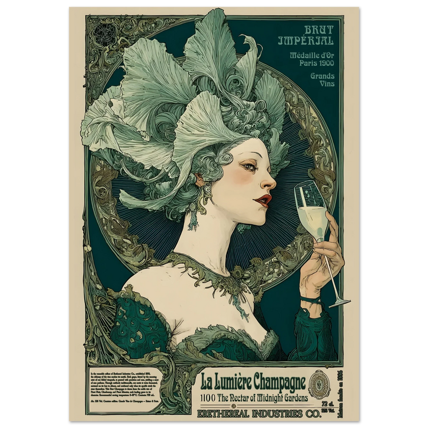La Lumière Champagne - Poster & Framed Print