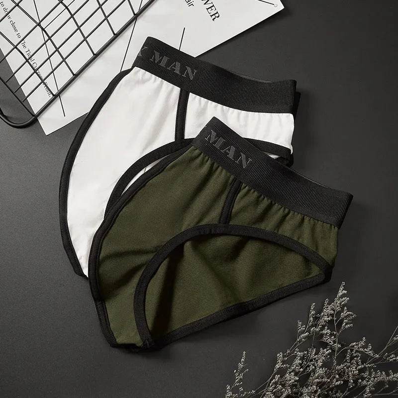 Otopx Thread Cotton Single-layer Elastic Briefs Pant underwear men