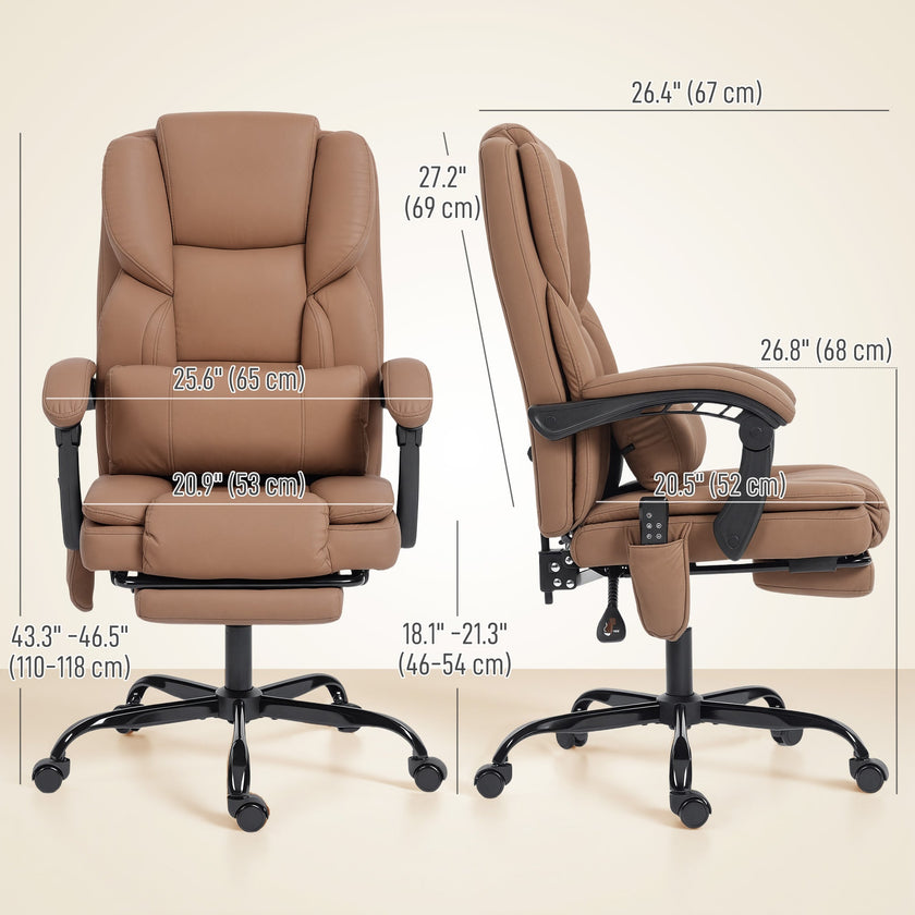 Elite Office Chair with Massage and Reclining Features