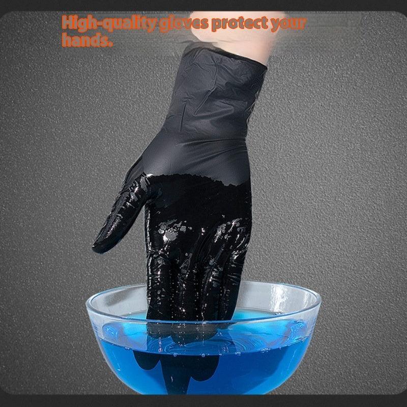 Thickened Food Grade Disposable Nitrile Gloves – Waterproof 10 Colours 50 or 100 Pack