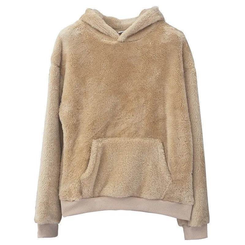 Sweatshirt With Pockets – Warm Winter Loose Pullover for Men