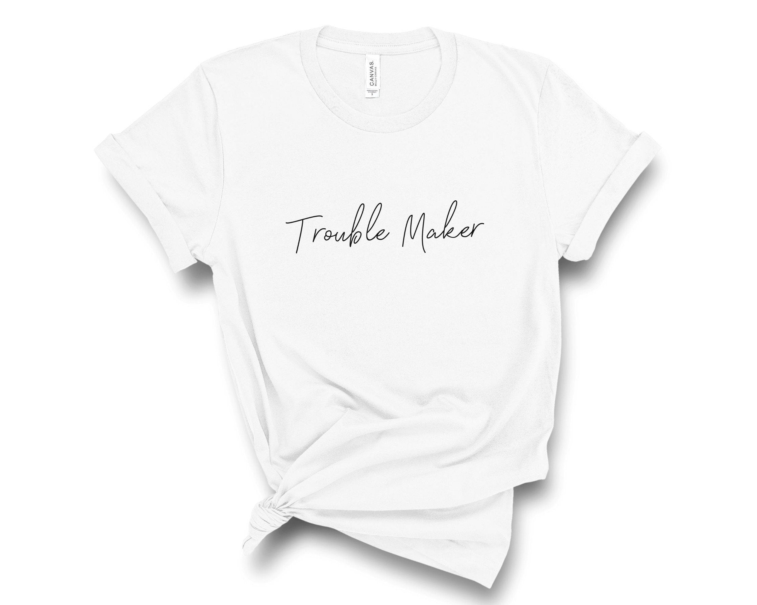 Trouble and Trouble Maker Matching Mommy and Me T-Shirts