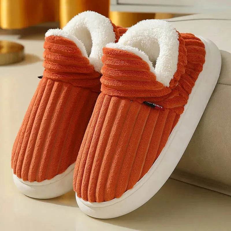 Winter Men's And Women's Same Style Cotton Slippers