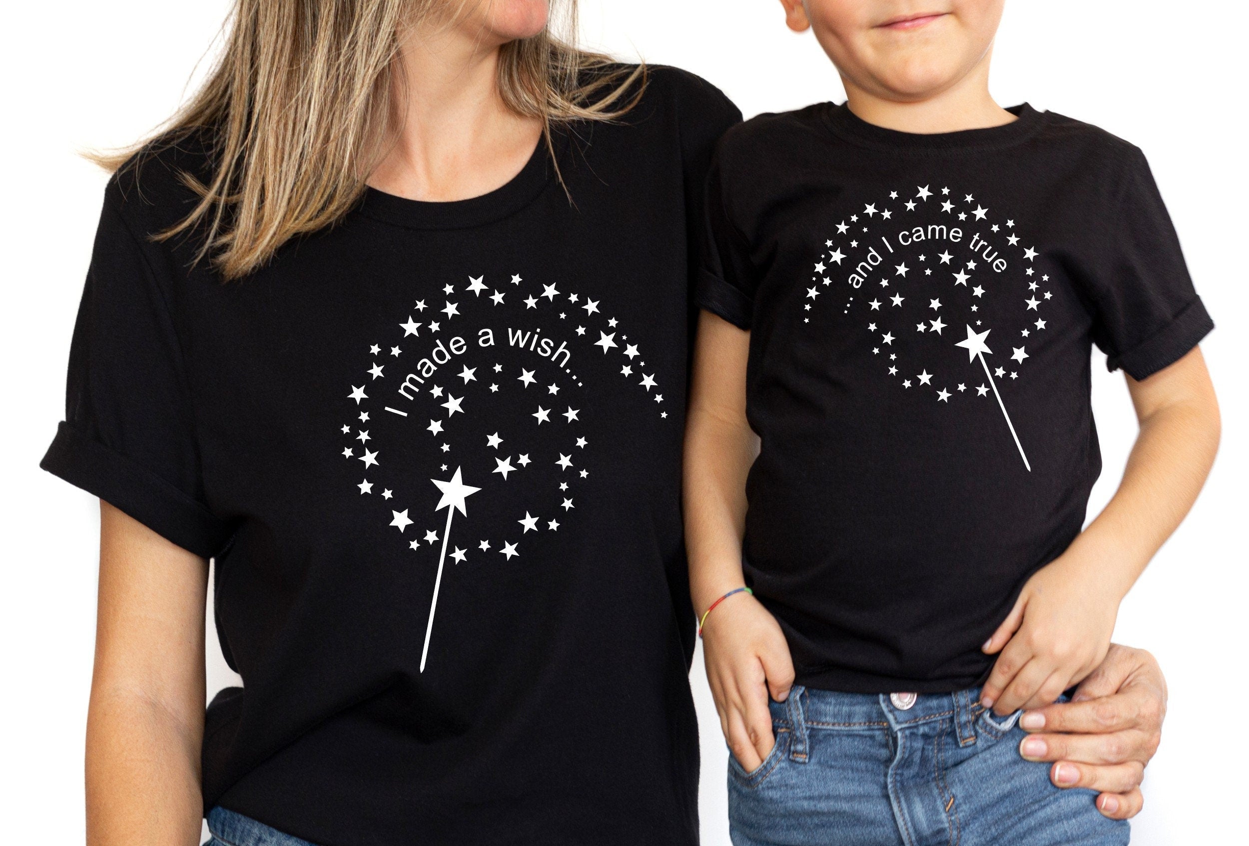 I Made A Wish and I Came True Matching Mommy and Me T-Shirts