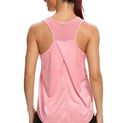 Mesh Yoga Sports Running Vest Sleeveless Workout Tank top women