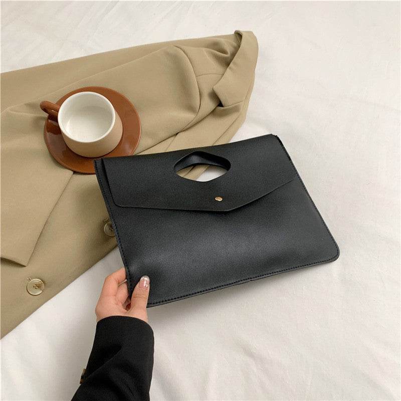 Women's Versatile Handheld Tote Bag With Large Capacity Envelope Handbag