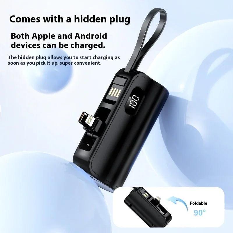 Pocket Mini Capsule Power Bank 3c Certification 5000 MA