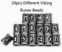Set Of Viking Rune Bead Bracelets Gothic Bracelets