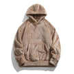 Couple Hoodie – Loose Fit Polyester Solid Color Matching Hoodies