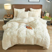 4PCs Plush Duvet Cover Set Luxury Ultra Soft Velvet Duvet