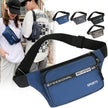 Men's Sports Waist Bag – High Capacity Fanny Pack & Shoulder Bag (Black, Blue, Brown, Grey)