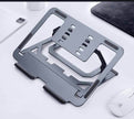 Aluminum Laptop Stand Adjustable Ergonomic 5-Angle Foldable Riser