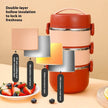 2 layer 304 Stainless Steel Thermal Insulated Lunch Container