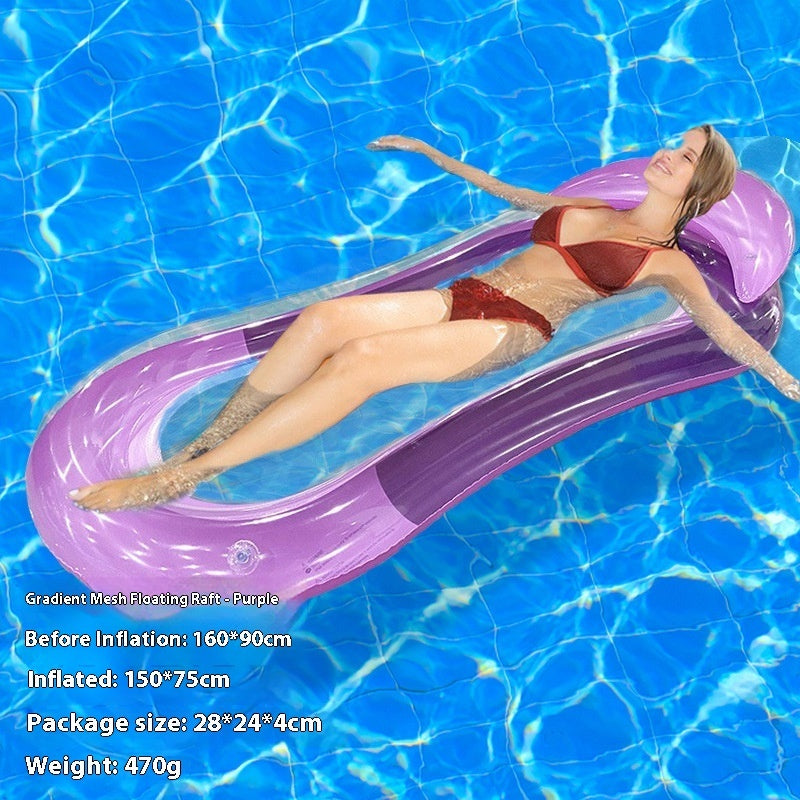 PVC Thick Sequins Wave Inflatable Floating Row
