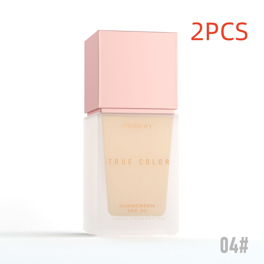 True Color Matte Liquid Foundation with SPF 30 Sunscreen
