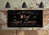 Personalized Farmhouse Wall Art for Cigar rooms, Bars and Lounges