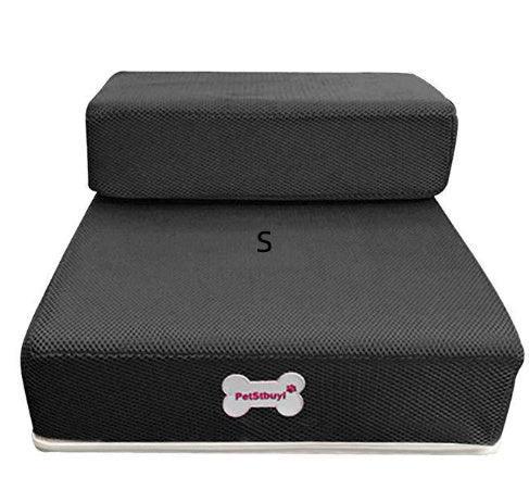 Foldable Pet Stairs – 2-Step Foam Dog & Cat Steps (Small & Large, Multiple Colours)