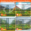 1Pc Portable Mini Greenhouse 70.86x33.46x37.4in With Roll-Up Zipper Doors Waterproof UV-Resistant PVC Cover Hot House For Indoor Outdoor Garden Patio Yard