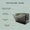 Recycled Plexiglass Cabin Dispenser - Large