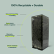 Recycled Plexiglass Wall-Mounted Dispenser - Daily Pads