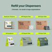 Recycled Plexiglass Wall-Mounted Dispenser - Daily Pads
