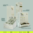 Cardboard Countertop Dispenser, 4 products