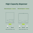 Wall-Mounted Steel Dispenser - Regular Pads & Tampons