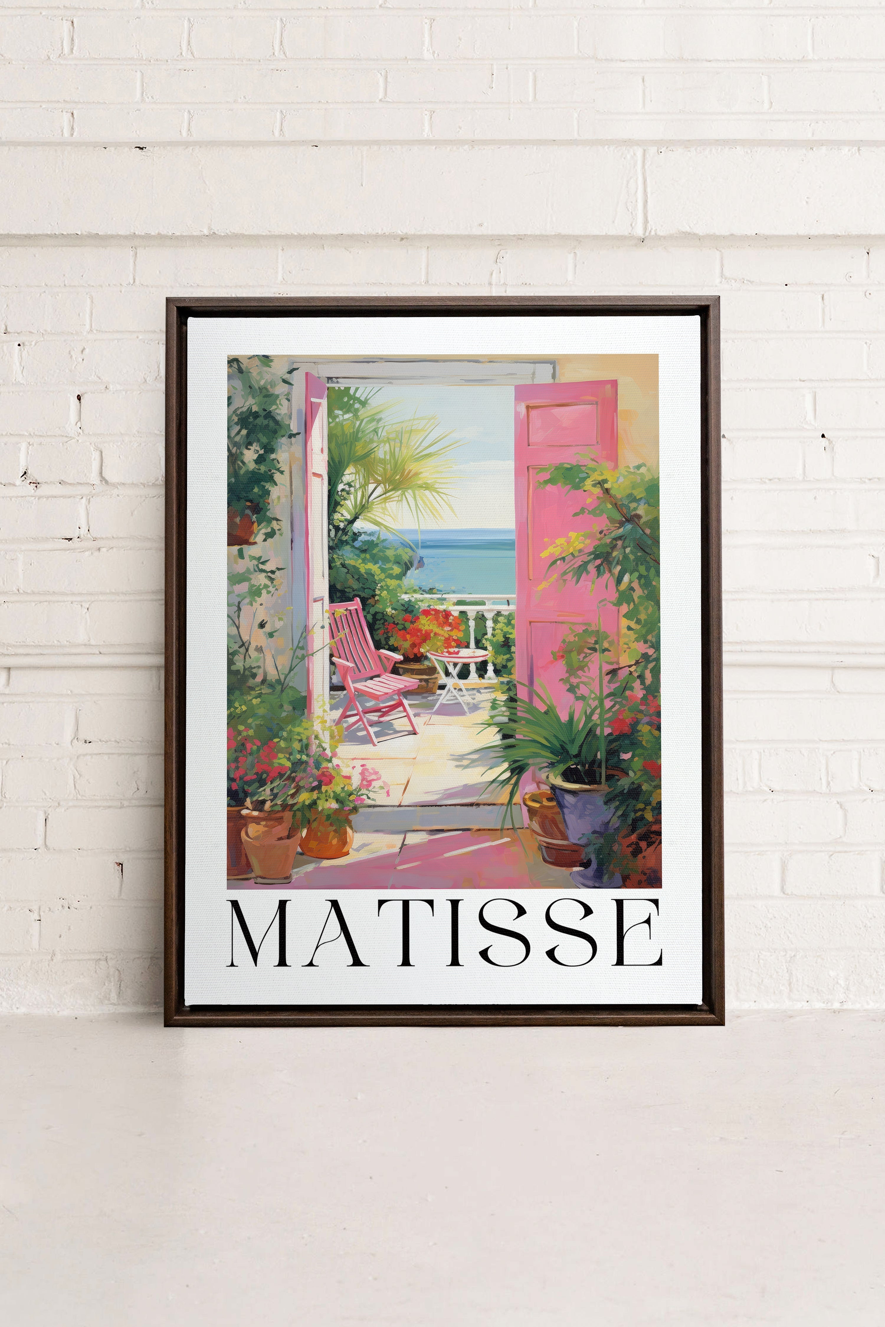 MATISSE, Oeuvre sur toile étirée