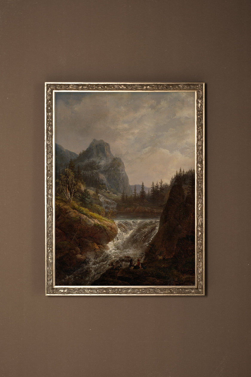 LES RIVES DU TEMPS, CADRE VINTAGE ARGENT
